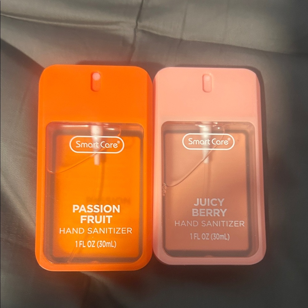 Passion Fruit and Juicy Berry Hand Sanitizer Set of two NEW NO BOX
